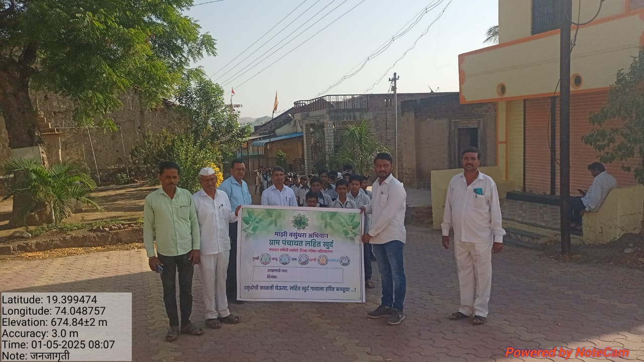 पर्यावरण जनजागृती लहित खु